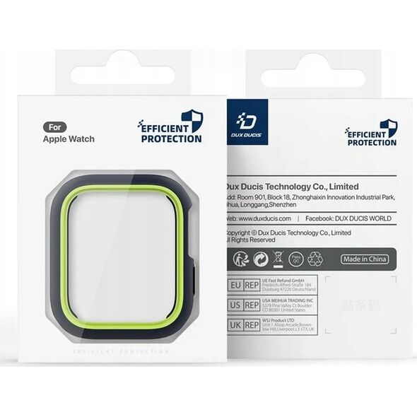 Θήκη Dux Ducis DUX DUCIS BAMO για Apple Watch 7 / 8 / 9 45 mm μαύρο πράσινο 13889206 6934913021255