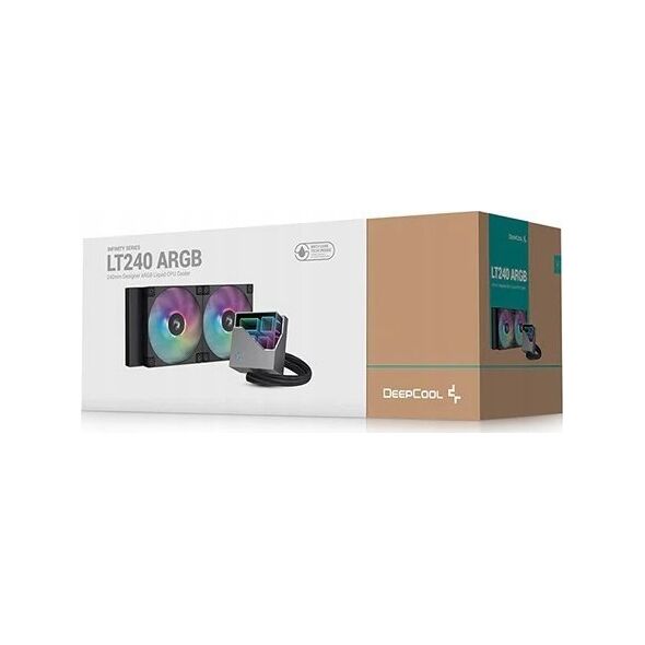DeepCool LT240 Procesor Chłodnica cieczy all-in-one 12 cm Czarny 1 szt.