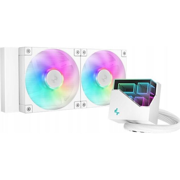 DeepCool LT240 Procesor Chłodnica cieczy all-in-one 12 cm Biały 1 szt.