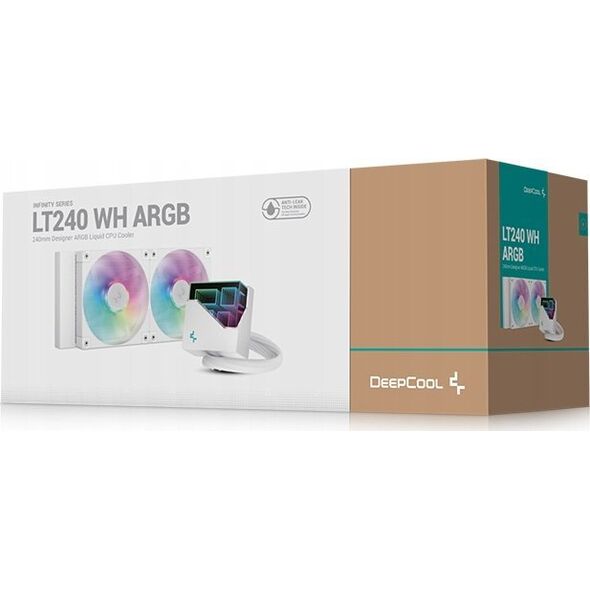 DeepCool LT240 Procesor Chłodnica cieczy all-in-one 12 cm Biały 1 szt.
