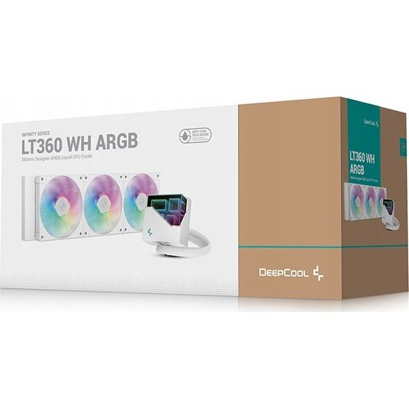 DeepCool LT360 Procesor Chłodnica cieczy all-in-one 12 cm Biały 1 szt.