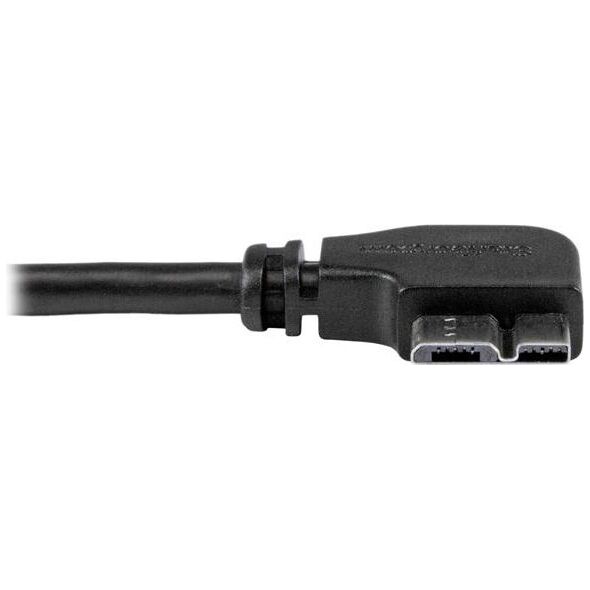 Kabel USB StarTech USB-A - micro-B 2 m Czarny (USB3AU2MRS)