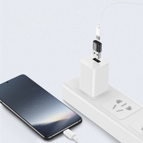 Adapter USB Joyroom USB-C - USB Czarny  (6941237149121)
