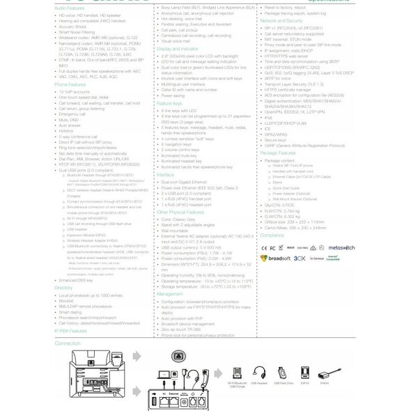 Telefon Yealink YEALINK SIP-T44U