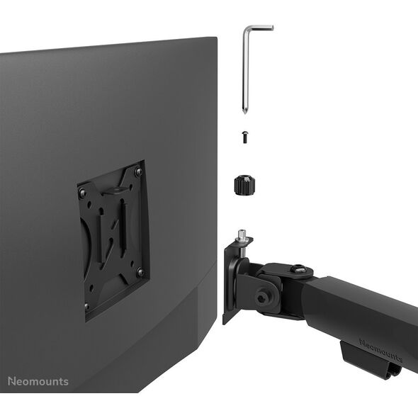 Neomounts DS60-600BL3 uchwyt / stojak do monitorów 68,6 cm (27") Biurko Czarny