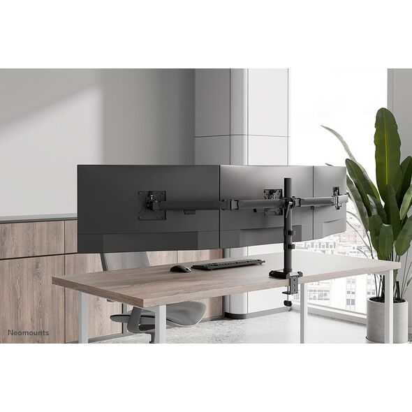 Neomounts DS60-600BL3 uchwyt / stojak do monitorów 68,6 cm (27") Biurko Czarny
