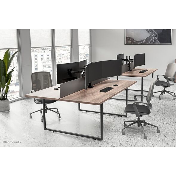 Neomounts DS60-600BL3 uchwyt / stojak do monitorów 68,6 cm (27") Biurko Czarny