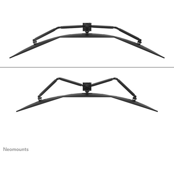 Neomounts DS60-600BL3 uchwyt / stojak do monitorów 68,6 cm (27") Biurko Czarny