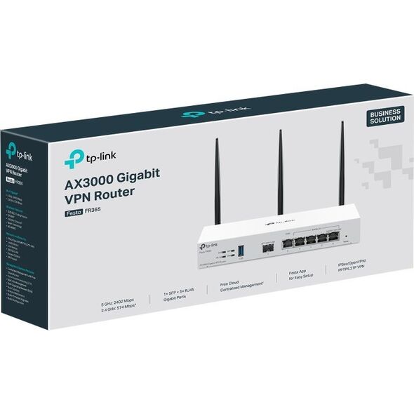 TP-Link Festa FR365 AX3000 Gigabit VPN WiFi Gateway