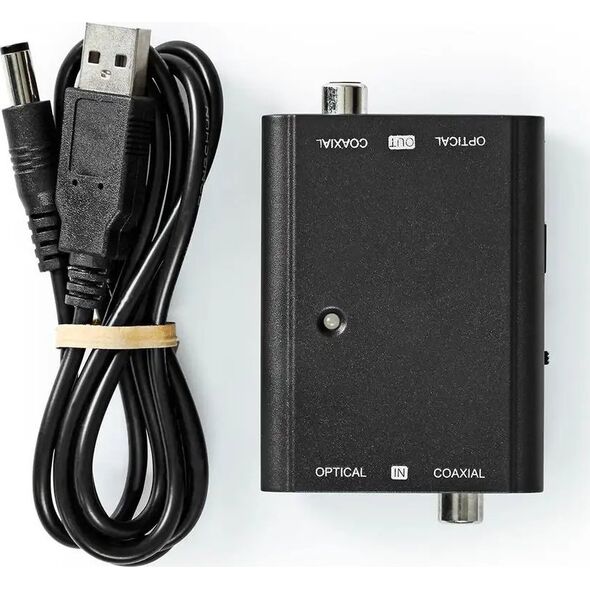 Μετατροπέας αρχείων ήχου Nedis Nedis ACON2507BK Μαύρο 13841554 5412810000000