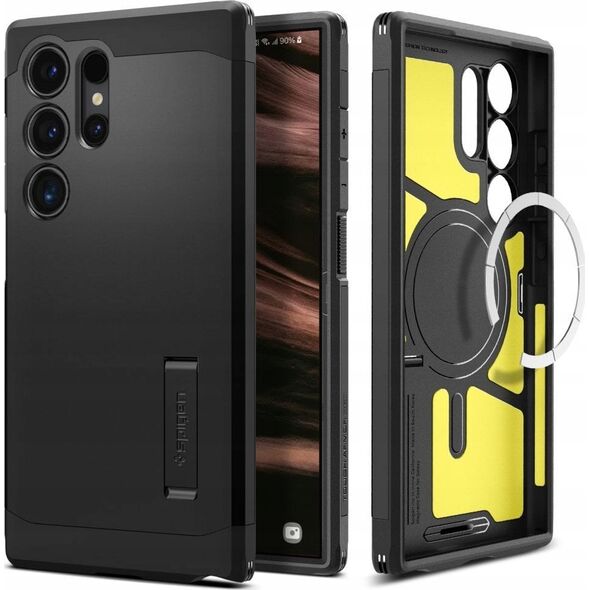 SPIGEN futerał TOUGH ARMOR kompatybilny z MagSafe do SAMSUNG S25 Ultra black