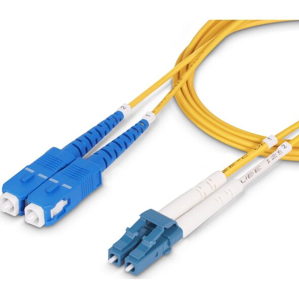 StarTech StarTech SMLCSC-OS2-7M kabel InfiniBand / światłowodowy LC SC Żółty
