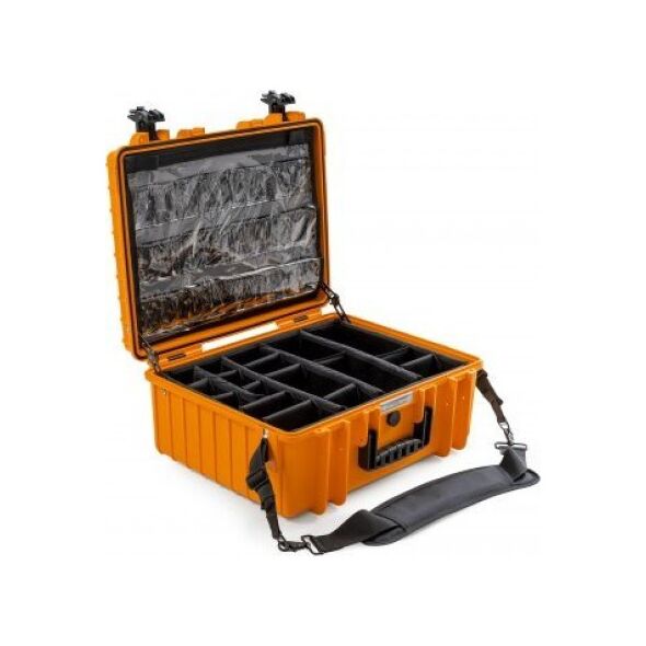 Φωτογραφική βαλίτσα B&W International B&W Outdoor Case 6000 με ιατρικό επείγοντα περιστατικό ki orange 13811669 4031540000000