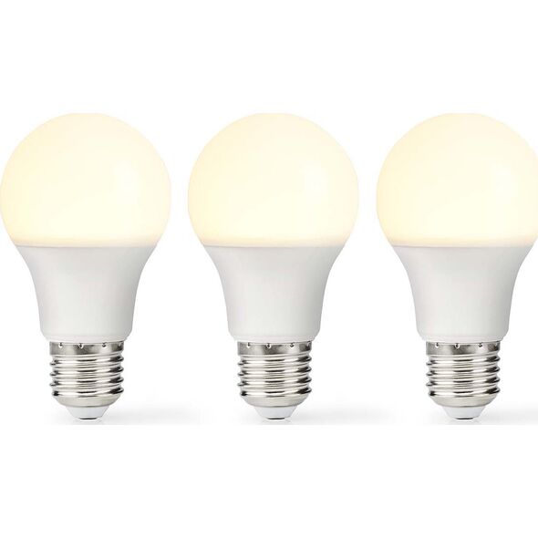Λάμπα LED Nedis Nedis LBE27A602P3 Ζεστό λευκό 2700 K 8,5 W E27 F 13840343 5412810000000