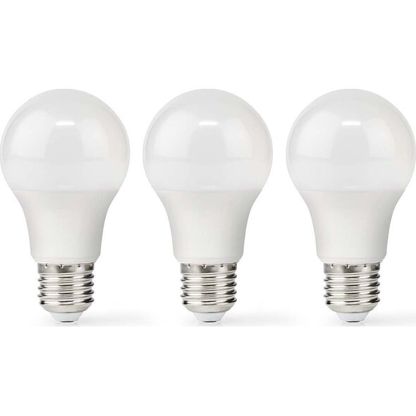 Λάμπα LED Nedis Nedis LBE27A602P3 Ζεστό λευκό 2700 K 8,5 W E27 F 13840343 5412810000000