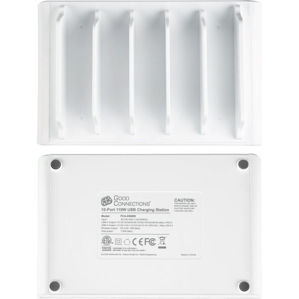 Alcasa Alcasa PCA-D006W Διοργανωτής σταθμών φόρτισης Freestanding White 13840450 4014620000000