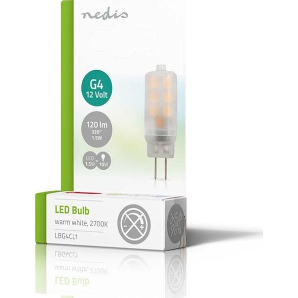 Λάμπα LED Nedis Nedis LBG4CL1 Ζεστό λευκό 2700 K 1,5 W G4 G 13840571 5412810000000