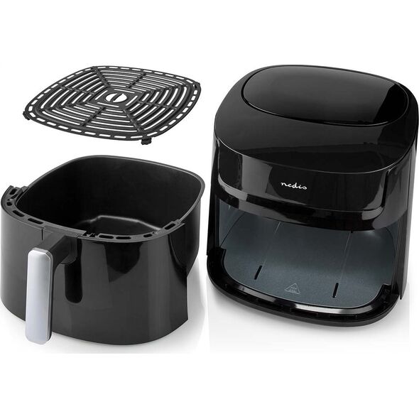 Φριτέζα αέρα Nedis Nedis KAAF170BK Φριτέζα Μονή 7,2 l Αυτόνομη Φριτέζα ζεστού αέρα 1800 W Μαύρη 13840702 5412810000000