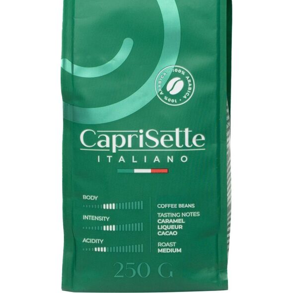 Coffee beans Caprisette Italiano, 250 g