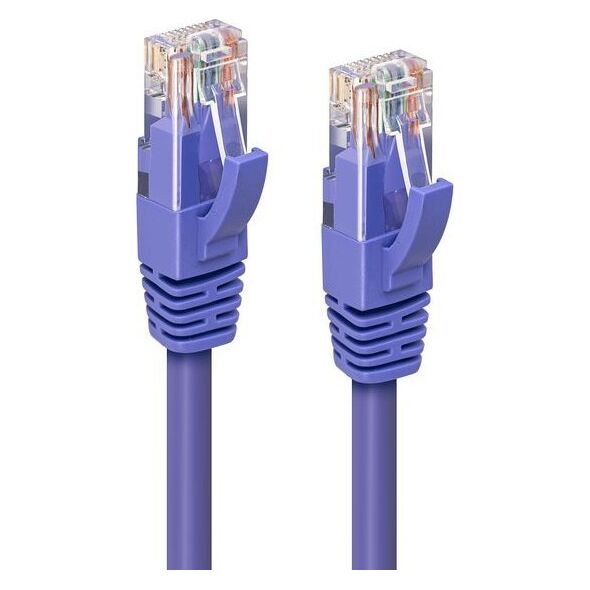 CAT6A UTP 10m Purple LSZH