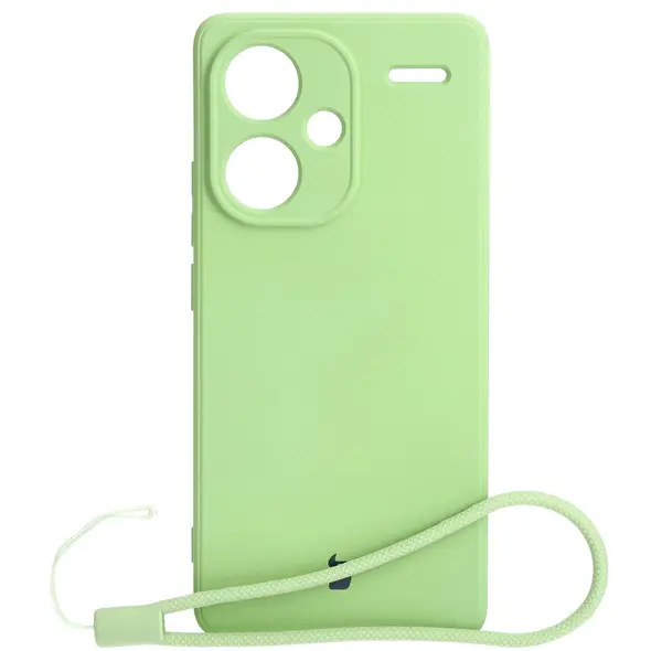 Bizon Case Silicone Sq Xiaomi Redmi Note 13 Pro+ 5G light green