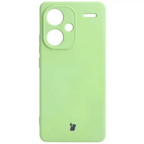 Bizon Case Silicone Sq Xiaomi Redmi Note 13 Pro+ 5G light green