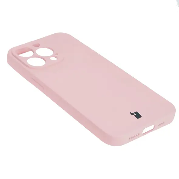 Bizon Case Silicone Magnetic Apple iPhone 13 Pro light pink