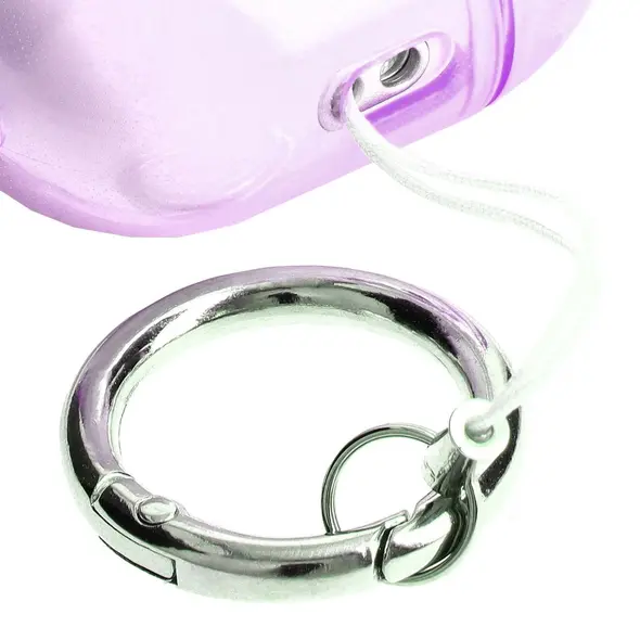 Bizon Case Headphone Clear Airpods Pro 2 clear-pink