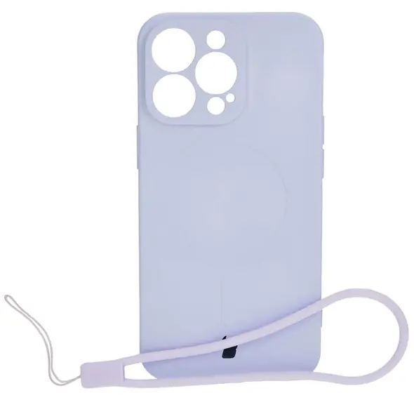 Bizon Case Silicone Magnetic Apple iPhone 13 Pro light purple