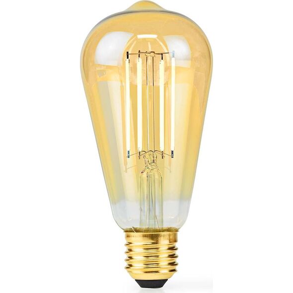 Λάμπα LED Nedis Nedis LBDE27ST64GD1 Πολύ ζεστό φως, Ζεστό λευκό 2100 K 4,9 W E27 F 13840358 5412810000000