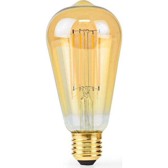 Λάμπα LED Nedis Nedis LBDE27ST64GD1 Πολύ ζεστό φως, Ζεστό λευκό 2100 K 4,9 W E27 F 13840358 5412810000000