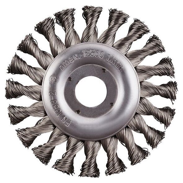 Συρμάτινη βούρτσα Rhodius Flat spin 125x22,23 mm. ΡΟΔΟΣ 14415123 4011890074817