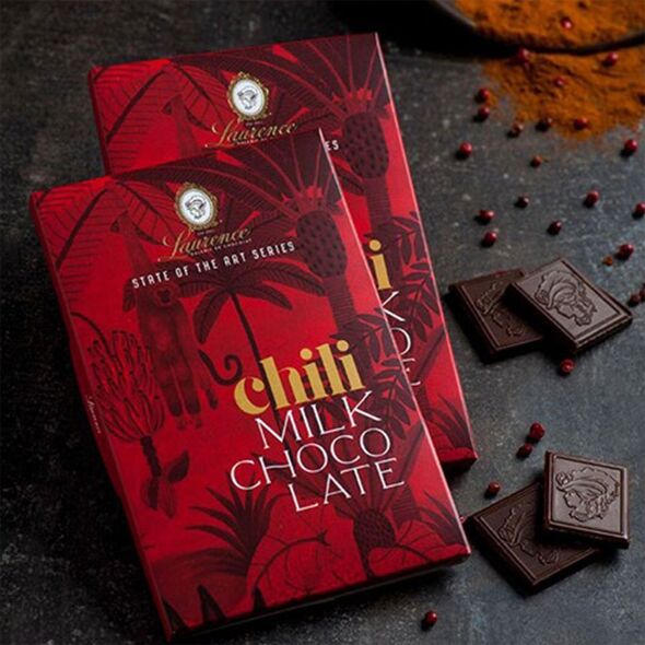 Milk chocolate with chili Laurence, 80 g