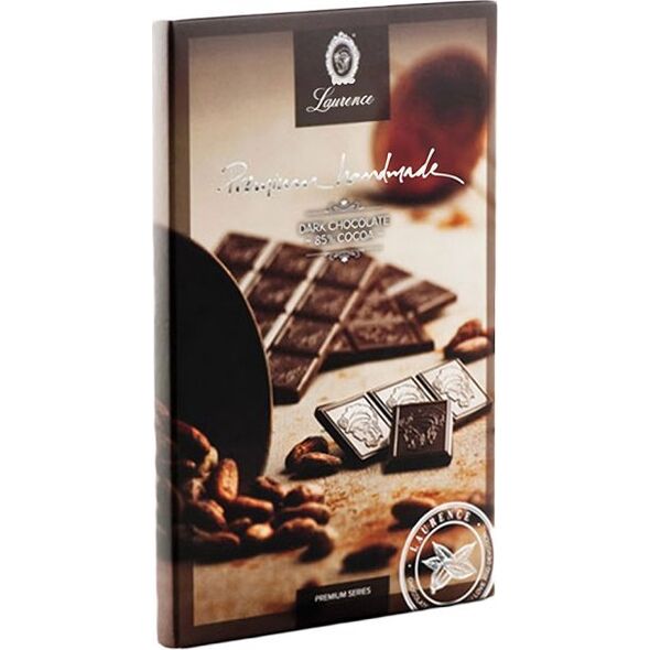 Dark chocolate with 85% cocoa Laurence, 80 g