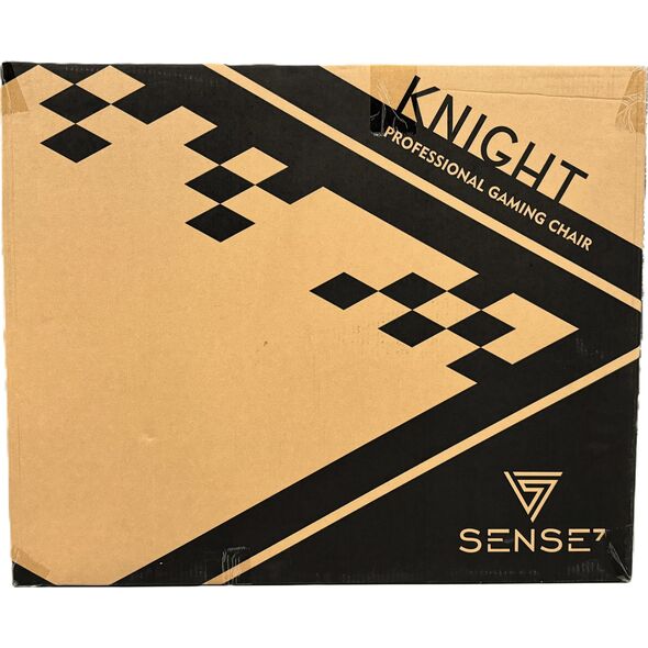Fotel SENSE7 Knight czarno-czerwony