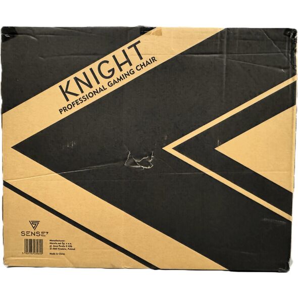 Fotel SENSE7 Knight czarno-czerwony