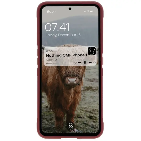 Bizon Case Tur Nothing CMF Phone 1 dark purple