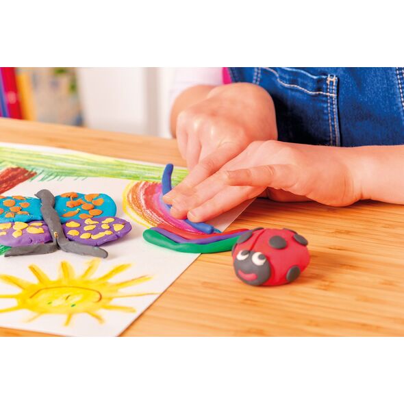 Θήκη Pelikan Pelikan Kinderknete Creaplast 10 Farben im blauen, 240 γρ. 13812352 4012700606730