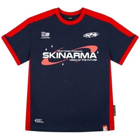 T-shirt Skinarma Halo L granatowy