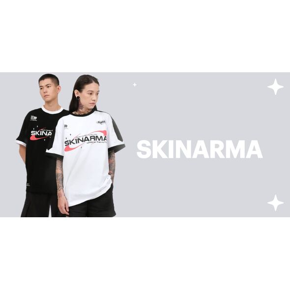 T-shirt Skinarma Halo L granatowy