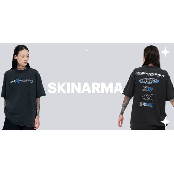 T-shirt Skinarma Asphalt XL czarny