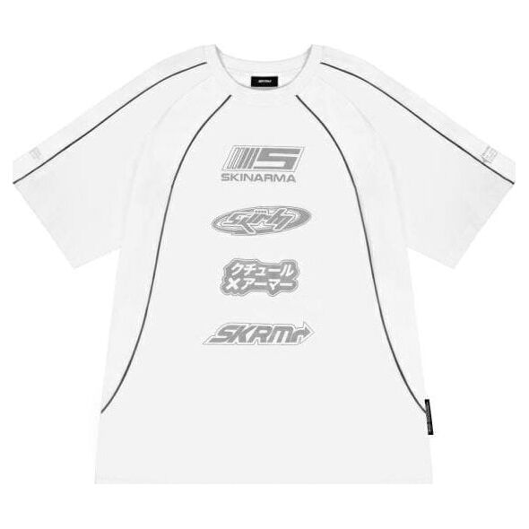 T-shirt Skinarma Delta M biały