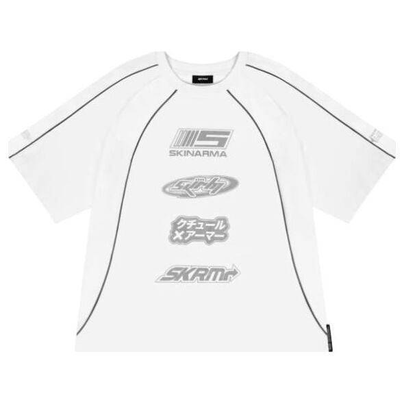 T-shirt Skinarma Delta M biały