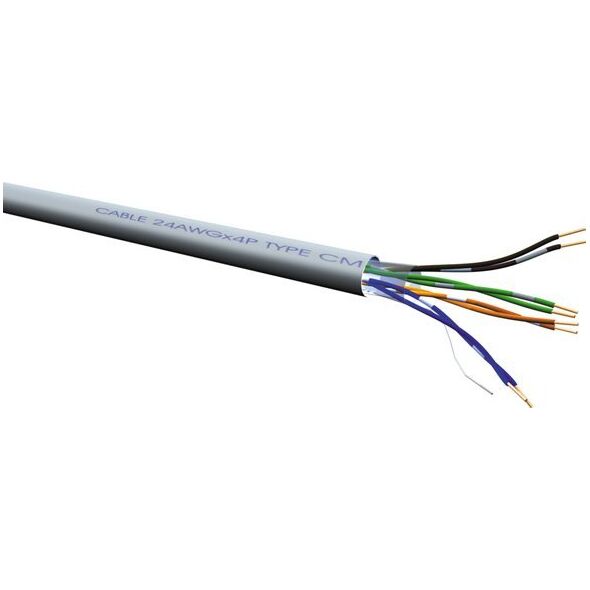 Καλώδιο Roline ROLINE UTP Cat.6 (class E), συμπαγές, LSOH, AWG23, 300m 13789580 7611990180059