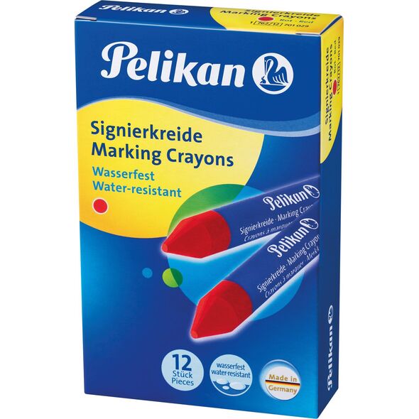 Pelikan Pelikan 701029, 12 pc(s), Red, Blue, Red, Round, Boy/Girl, Box 13798250 4012700701022