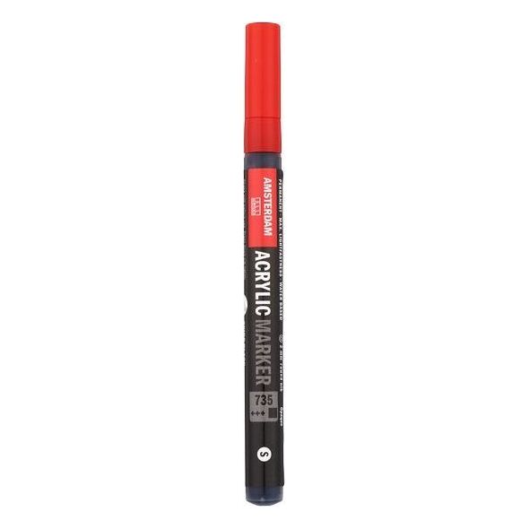 Artequipment Amsterdam Acrylic Marker 2 mm Oxide Black 735 13801162 8712079364045