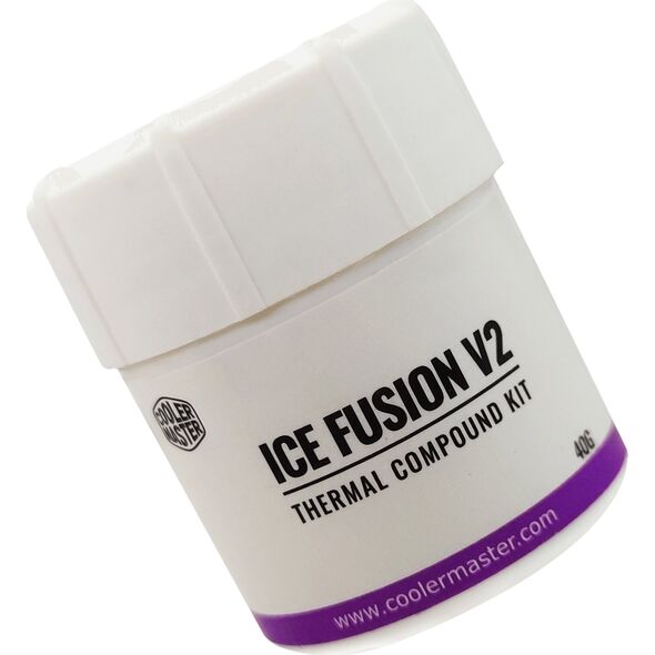Cooler Master Θερμική πάστα Cooler Master Ice Fusion V2, Θερμική πάστα, 5 W/m K, Μωβ, Λευκό, 2,6 g/cm³, 40 g, 1 τεμ. 13801735 4719510000000