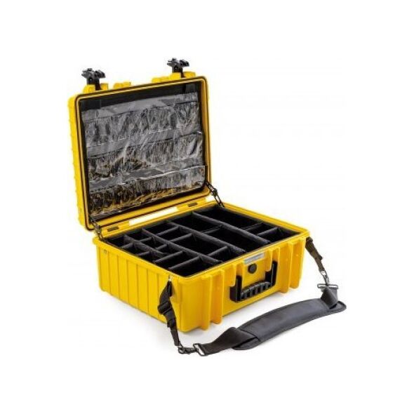Φωτογραφική βαλίτσα B&W International B&W Outdoor Case 6000 με κίτρινη ιατρική έκτακτης ανάγκης 13811668 4031540000000