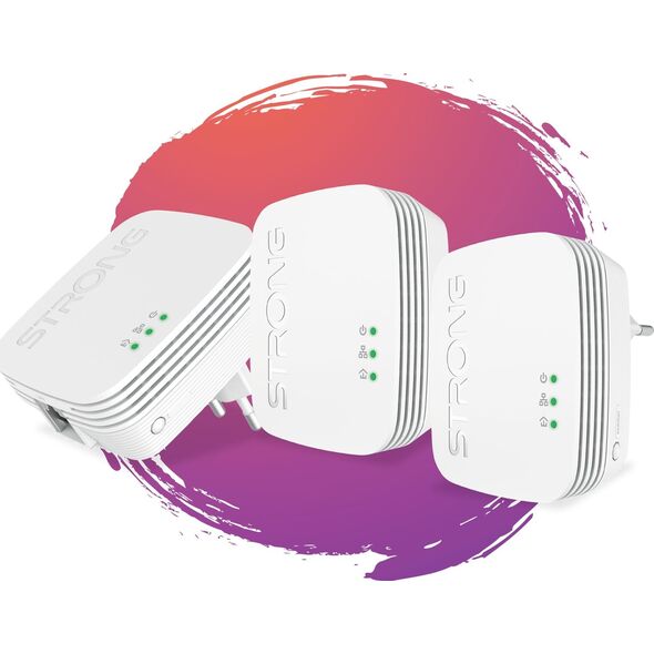 Adapter powerline Strong Strong POWERLINE 600 Triple Kit Mini