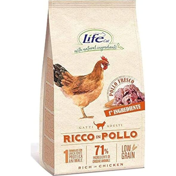 Life Pet Care LIFE CAT 400g ΠΛΟΥΣΙΟ ΣΕ ΚΟΤΟΠΟΥΛΟ ΧΑΜΗΛΟΥΣ ΣΚΟΥΡΑ /6 14176794 8034105423145